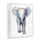 Stupell Industries Big Budding Pachyderm Framed Giclee, design by Ray Powers